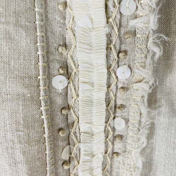 Chico’s Size 3 / XL Linen Blend Jacket - Picture 7 of 11